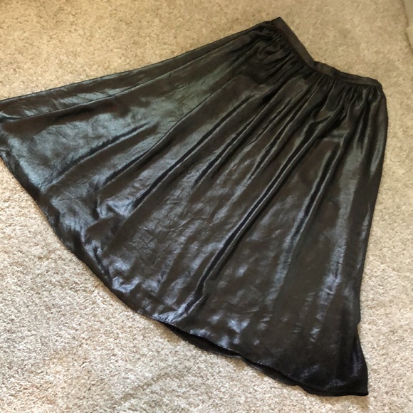 Zara metallic color midi skirt - Picture 4 of 9